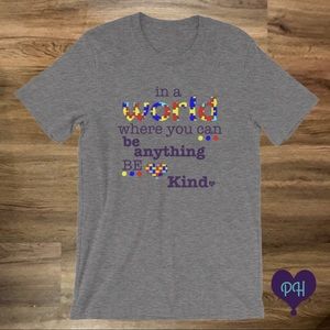 Grey Autism Awareness Shirt